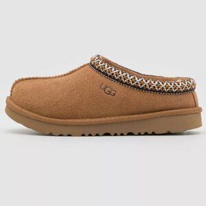New 100% UGG Brand Big Kids Tasman Chestnut Shoes Slippers Sandals Suede upper